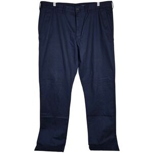 J Crew Flex Straight Fit Navy Chino Pants Mens W38 BZ231 Year Round Comfort